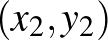 $(x_2,y_2)$