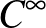 $C^{\infty}$