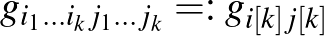 $\displaystyle g_{i_1\dots i_kj_1\dots j_k}=:g_{i[k]j[k]}
$