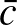 $\bar{c}$