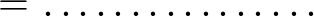 $=\hbox to 30mm{\dotfill}~$