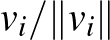 $v_i/\lVert v_i\rVert$