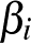 $\beta_i$