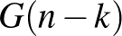 $G(n-k)$